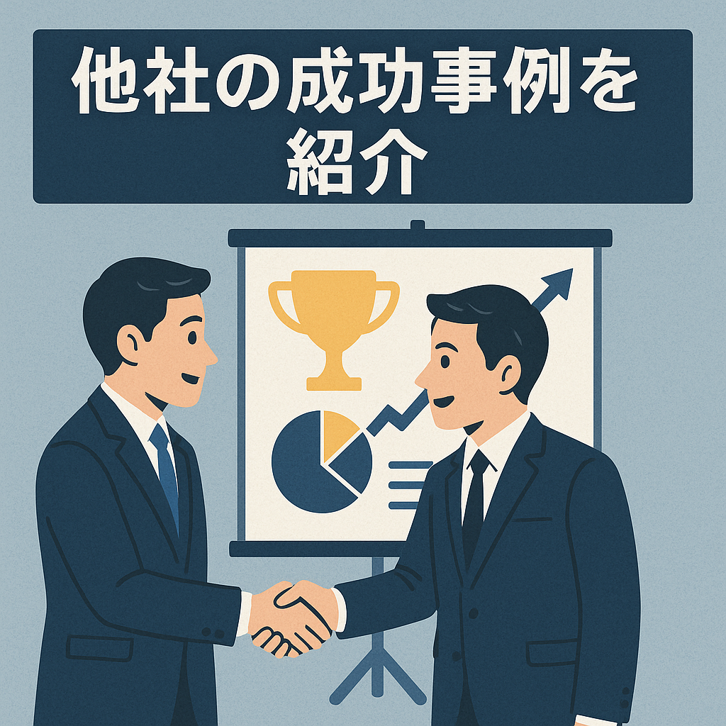 他社の成功事例を紹介