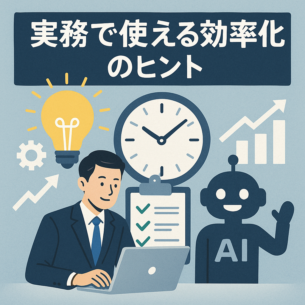 実務で使える効率化のヒント
