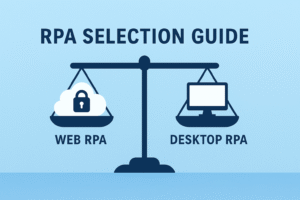 失敗しないRPA選定ガイド—Web RPA（サーバー型） vs デスクトップ RPA（クライアント型）
