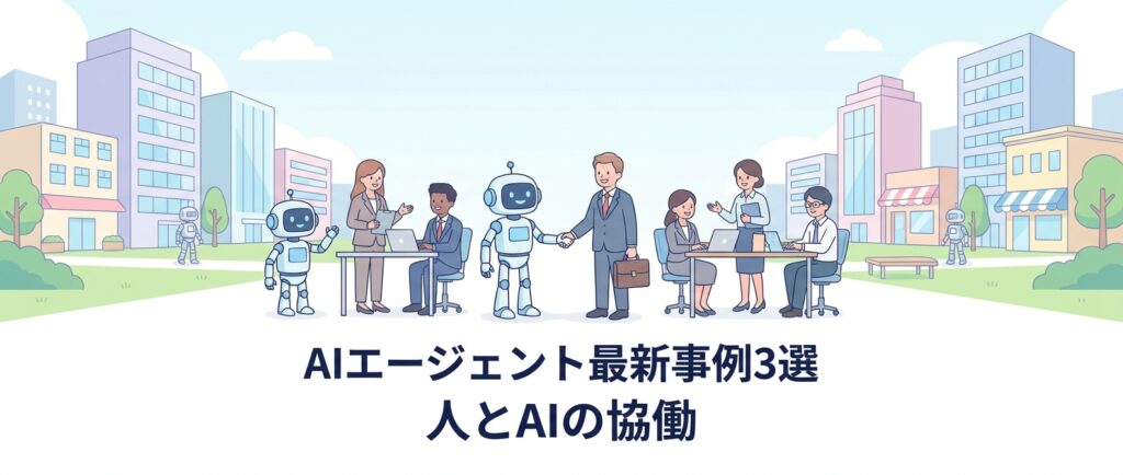 【2026年7月最新】AIエージェント最新事例3選|中堅・中小企業に広がる”人とAIの協働”