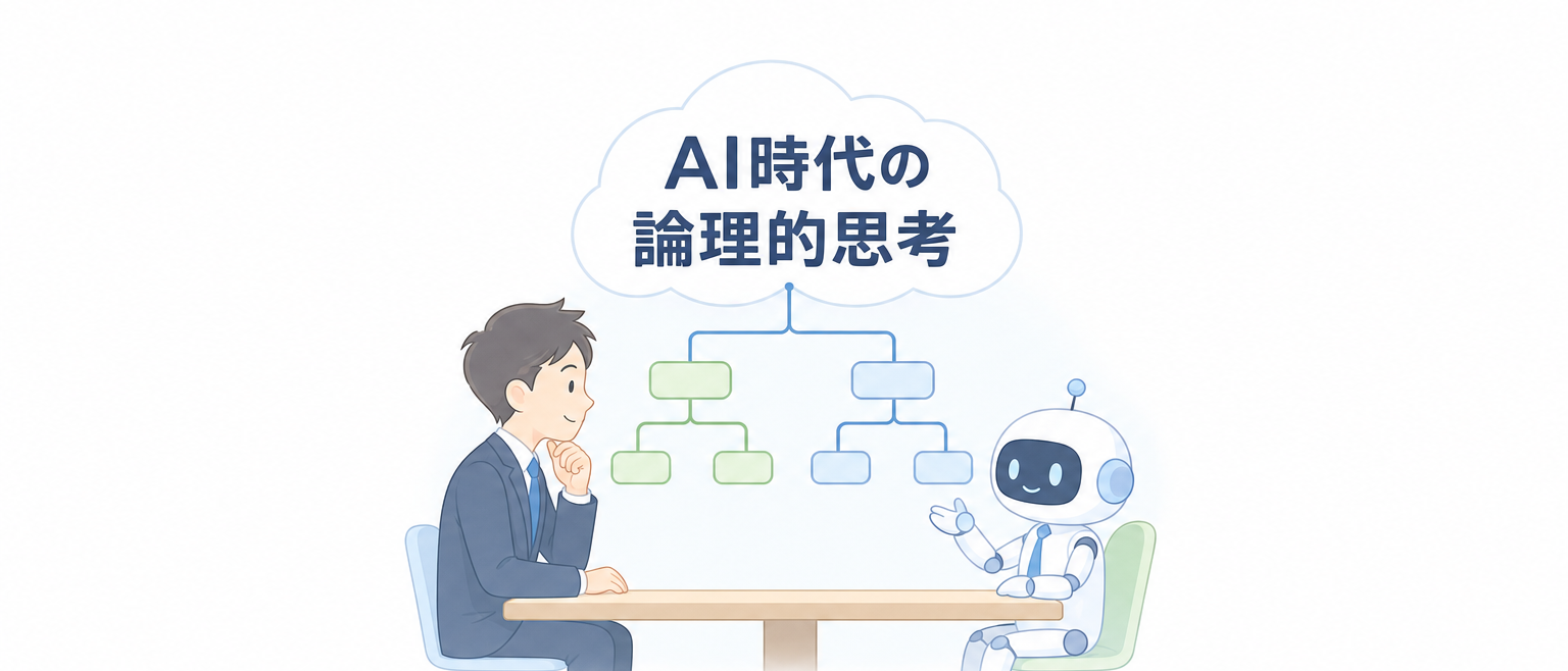 AIに考えさせすぎない使い方｜研究が示した“認知的負債”と、中小企業が明日からできる論理的思考の3つの型