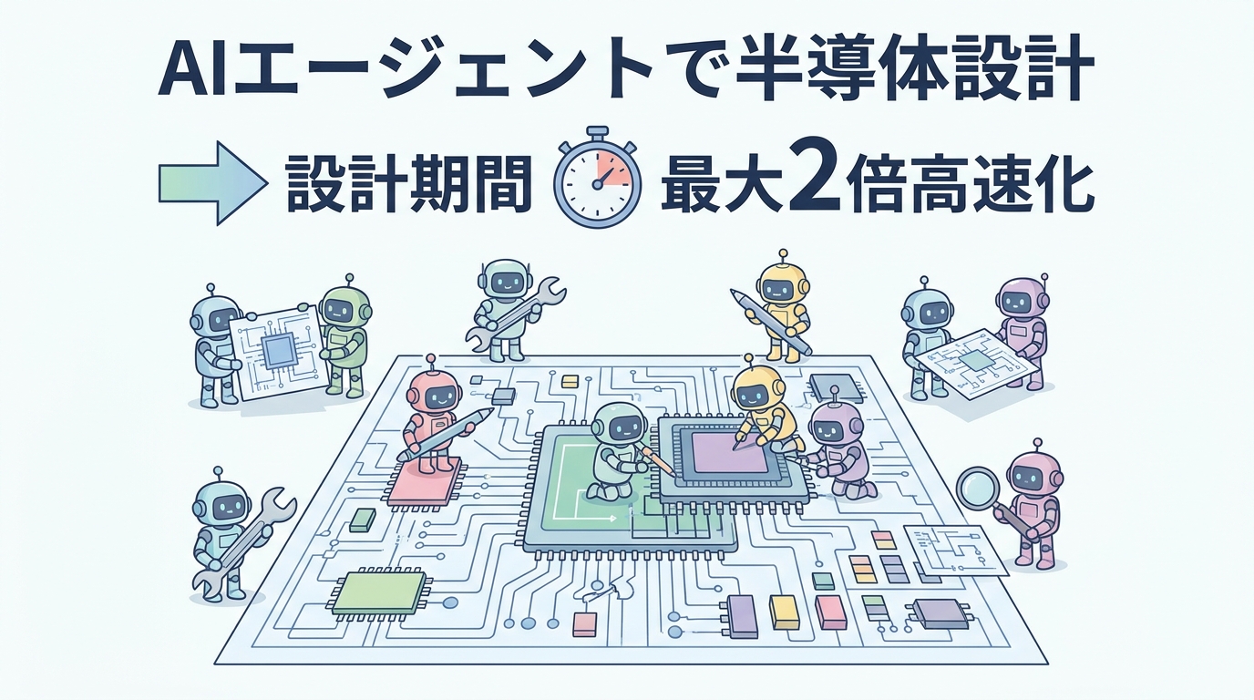 ラピダスとケイデンスのAIエージェントによる半導体設計(設計期間最大2倍高速化)