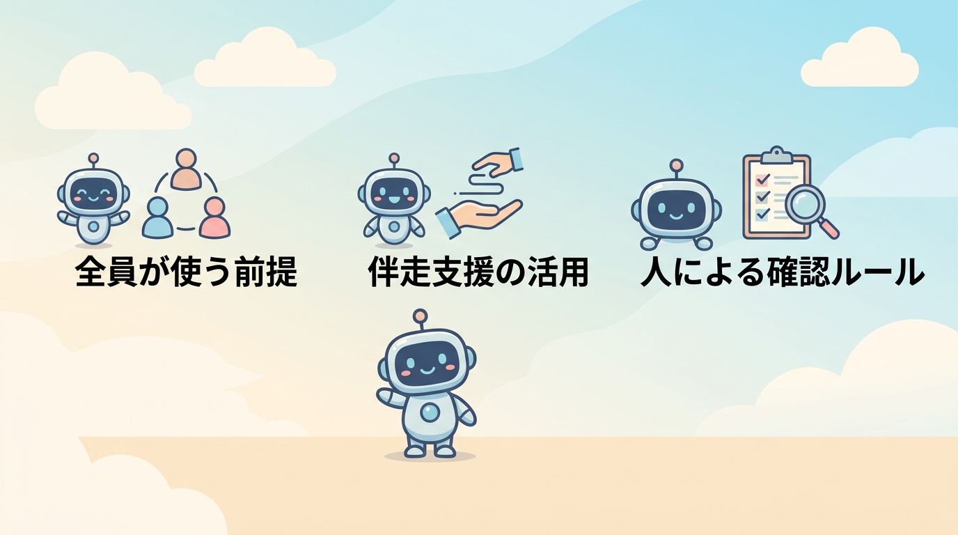 中小企業・自治体が学べる3つのポイント
