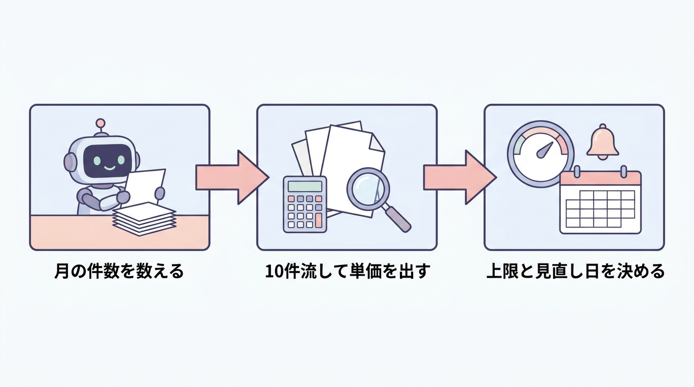 運用コストを見積もる3ステップ