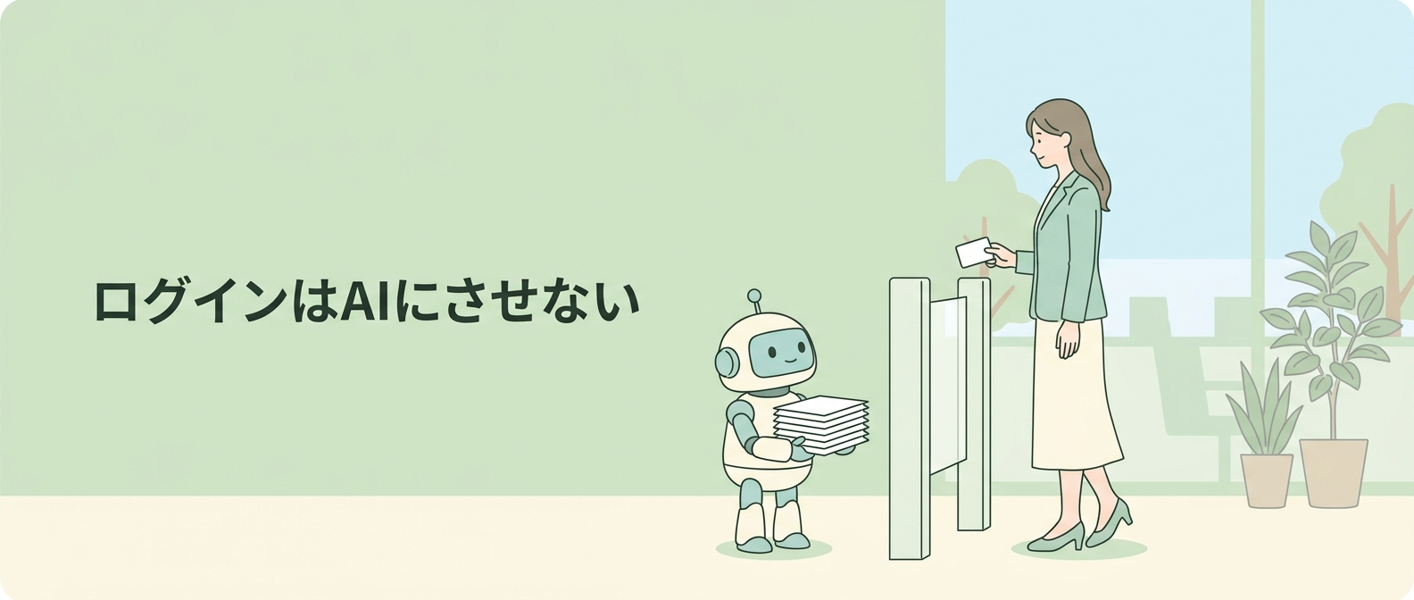「ログインはAIにさせない」——きょう提供開始の国産AIエージェントが選んだ“役割分離”